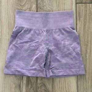 NVGTN Purple Scrunch Shorts